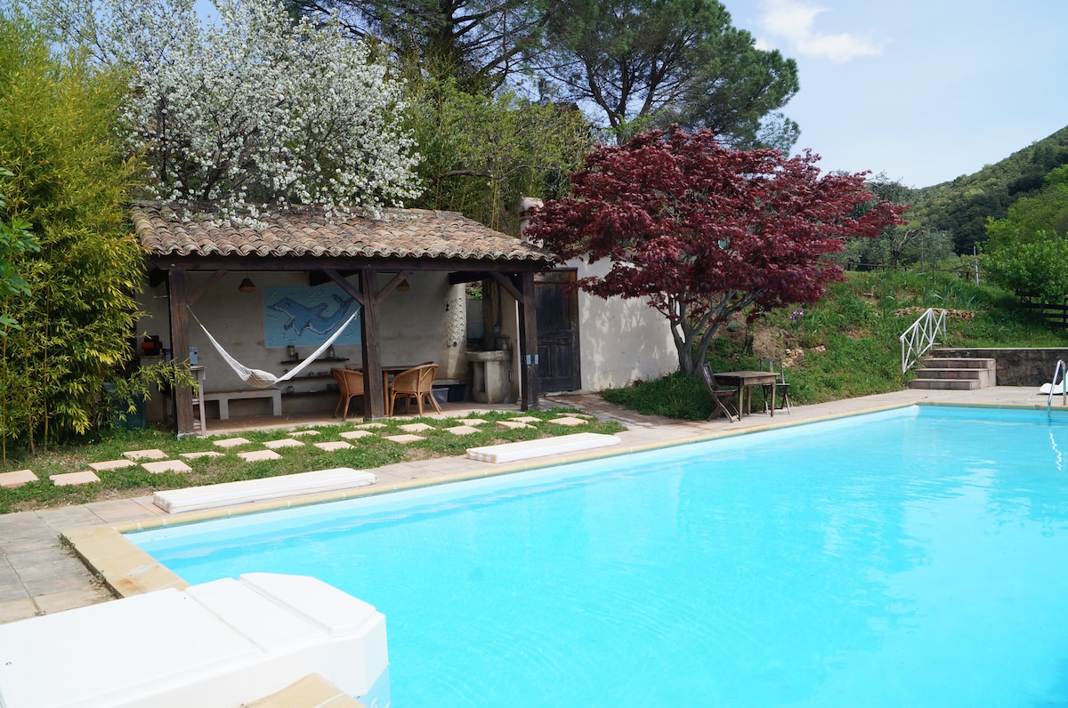 Chambre Studio avec Cuisine et Terrasse, Piscine