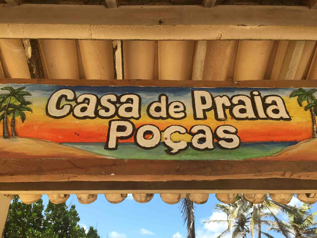 Casa de Praia ， Poças ，在海洋和河流之间