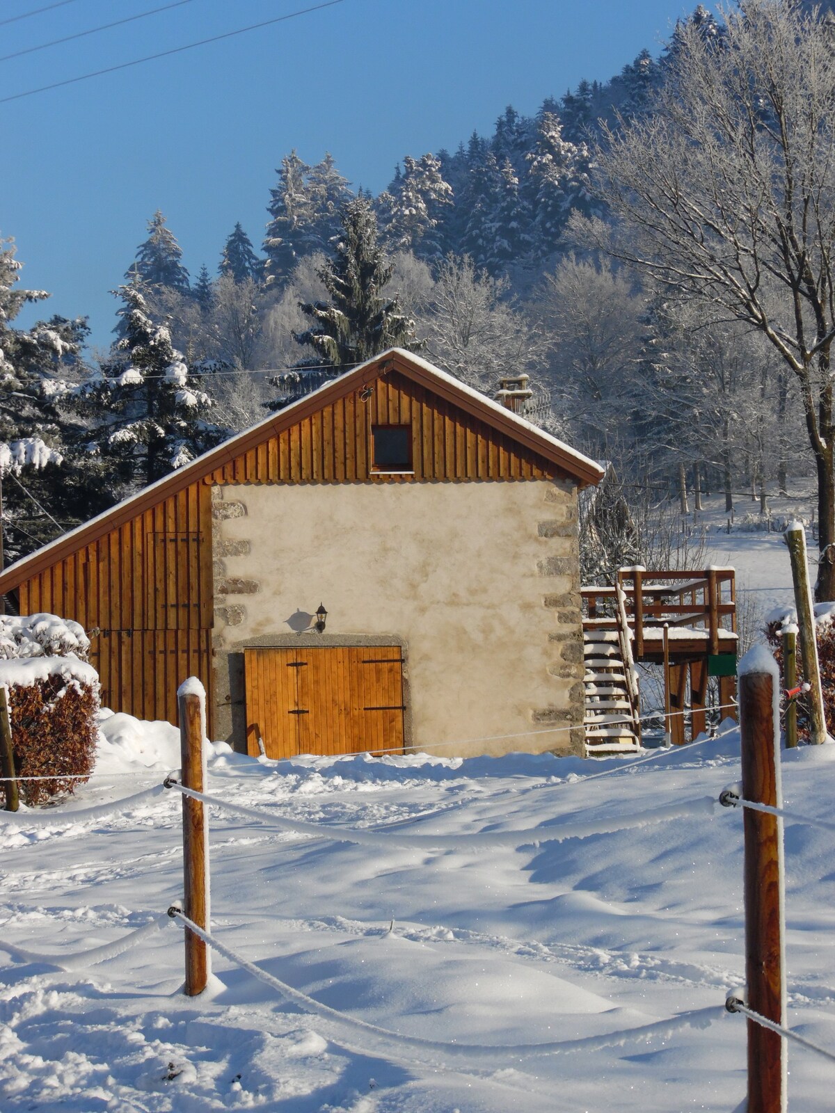 拉布雷斯（ La Bresse ）的温馨农场别墅15分钟