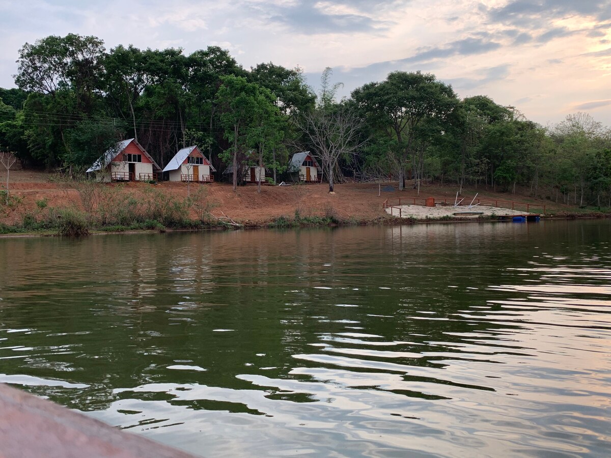 CHALÉS DO LAGO Chalé Paz: 30分钟Do Flamboyant!