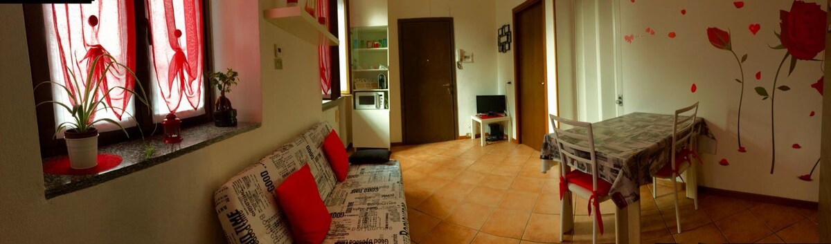 家具齐全的两室公寓，距离米兰20分钟车程