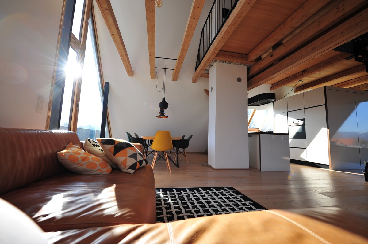 The Attic Loft - Architekten Loft im Rheintal