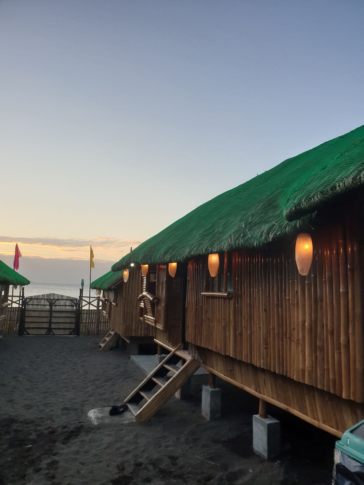 海滨空调nipa小屋，可容纳5人