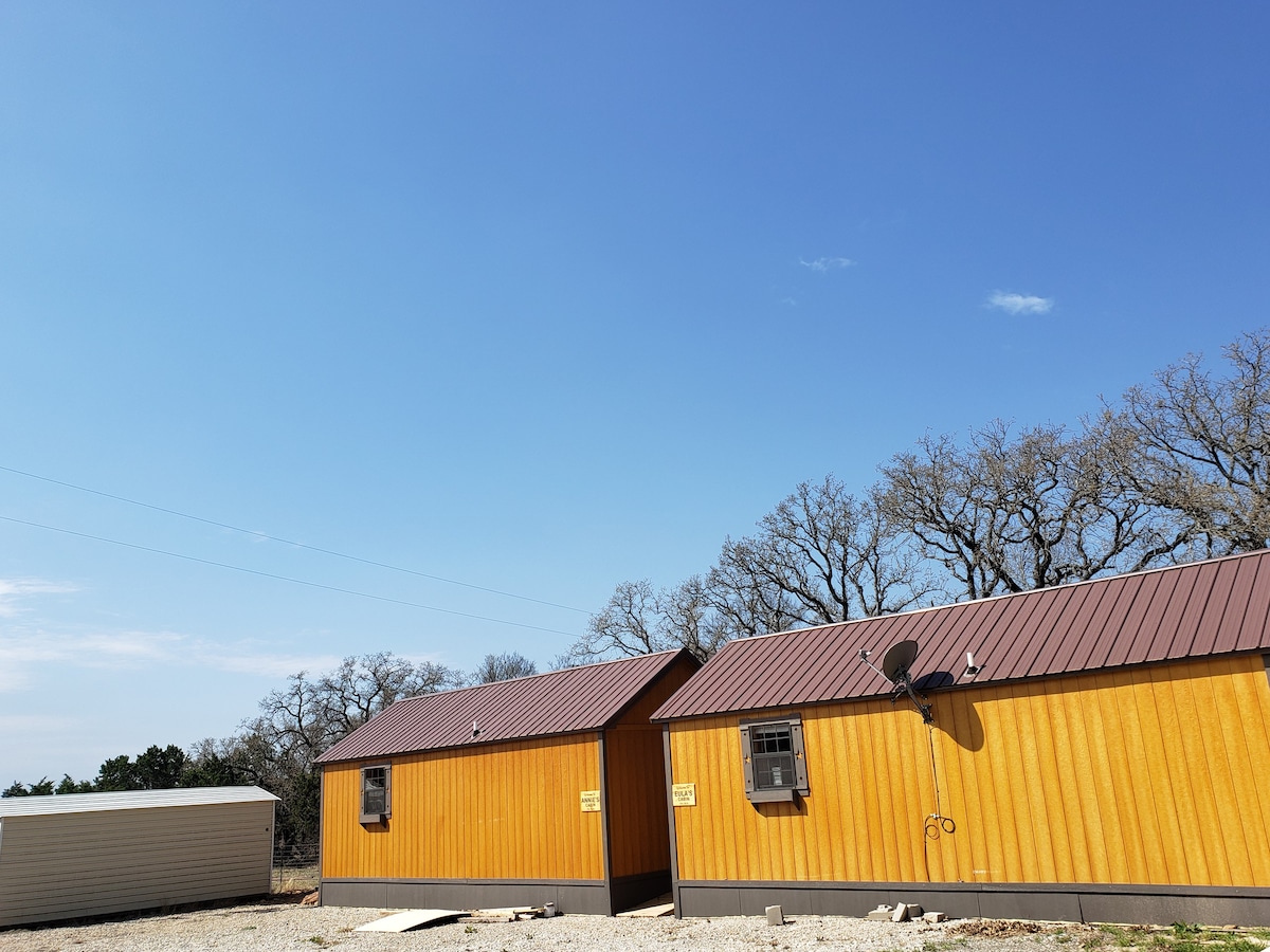 Eula’s Cabin, Lone Camp, TX near Santo, TX