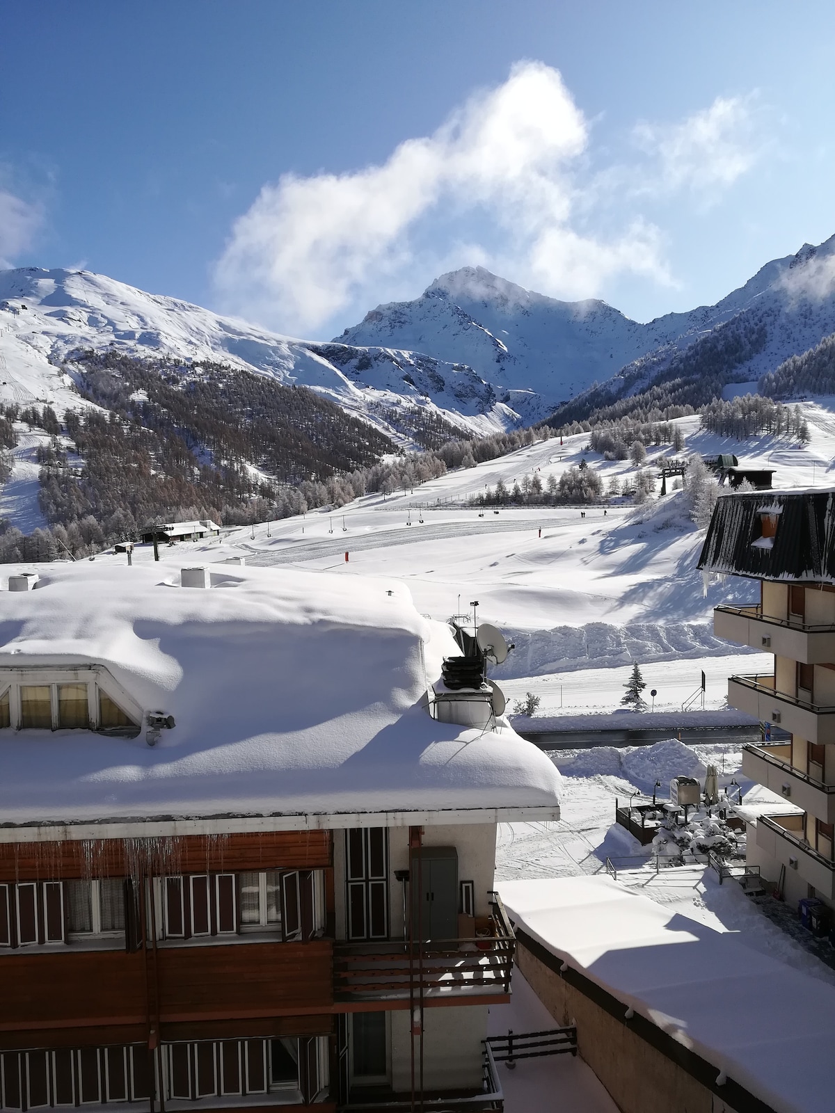 前滑雪场平整