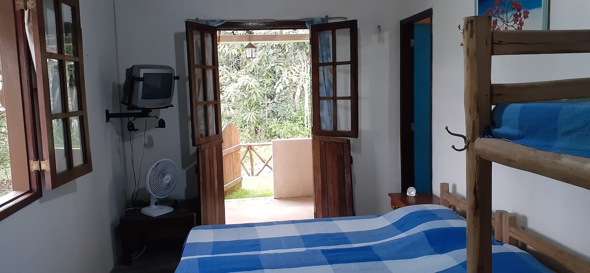 Rural apartment in a mountain rainforest