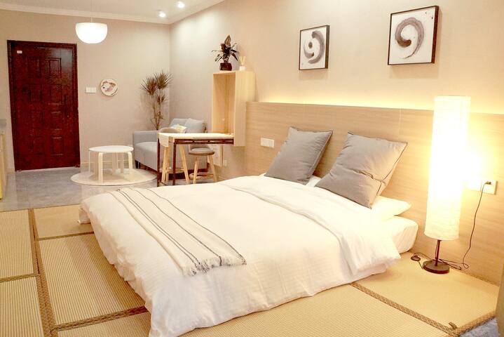 整套公寓型住宅    舟山民宿 观音法界对面,超赞小户型禅意居室,单身