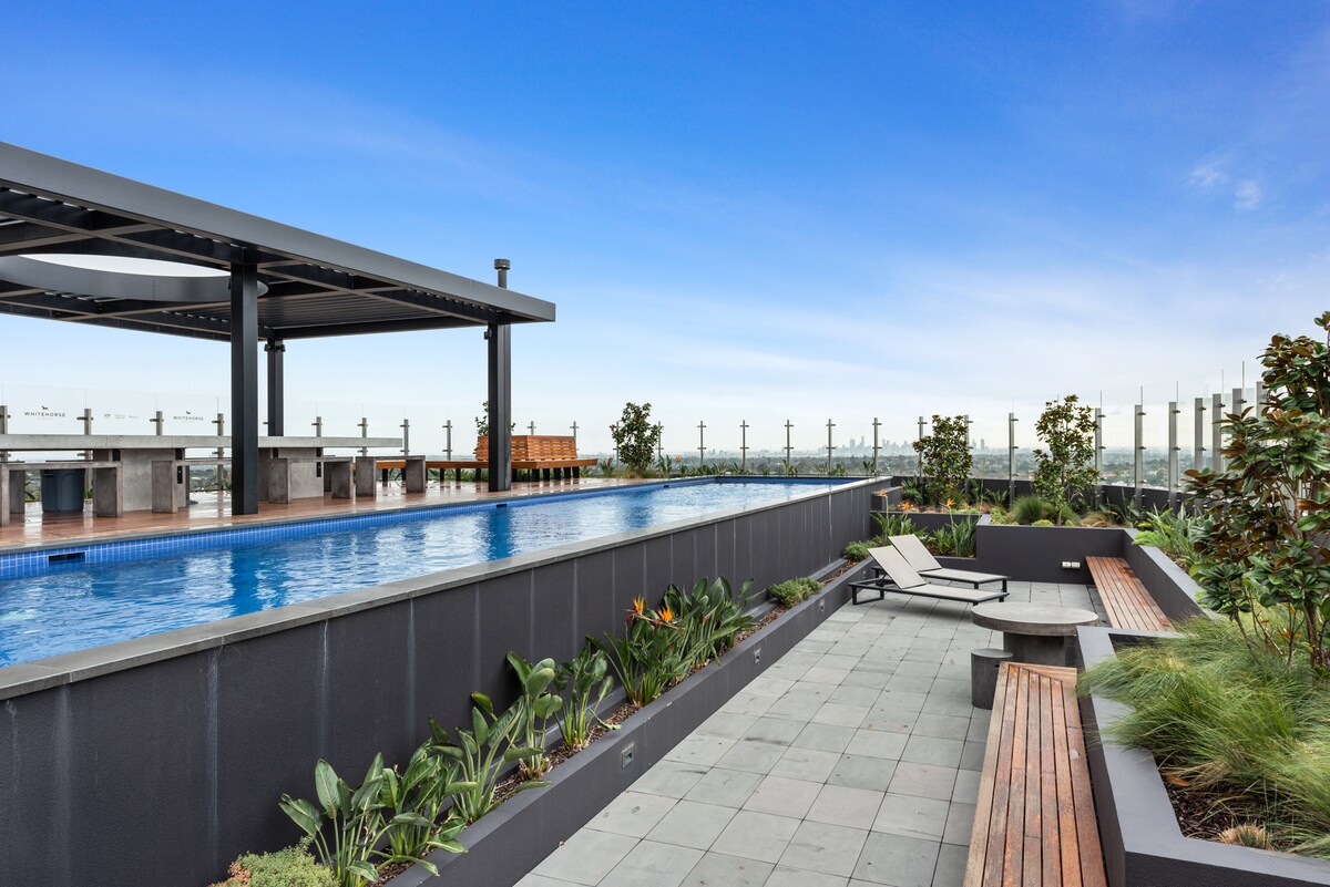 博士山白马楼高层270度落地窗无敌风景一室一厅公寓 博士山 Box Hill 民宿