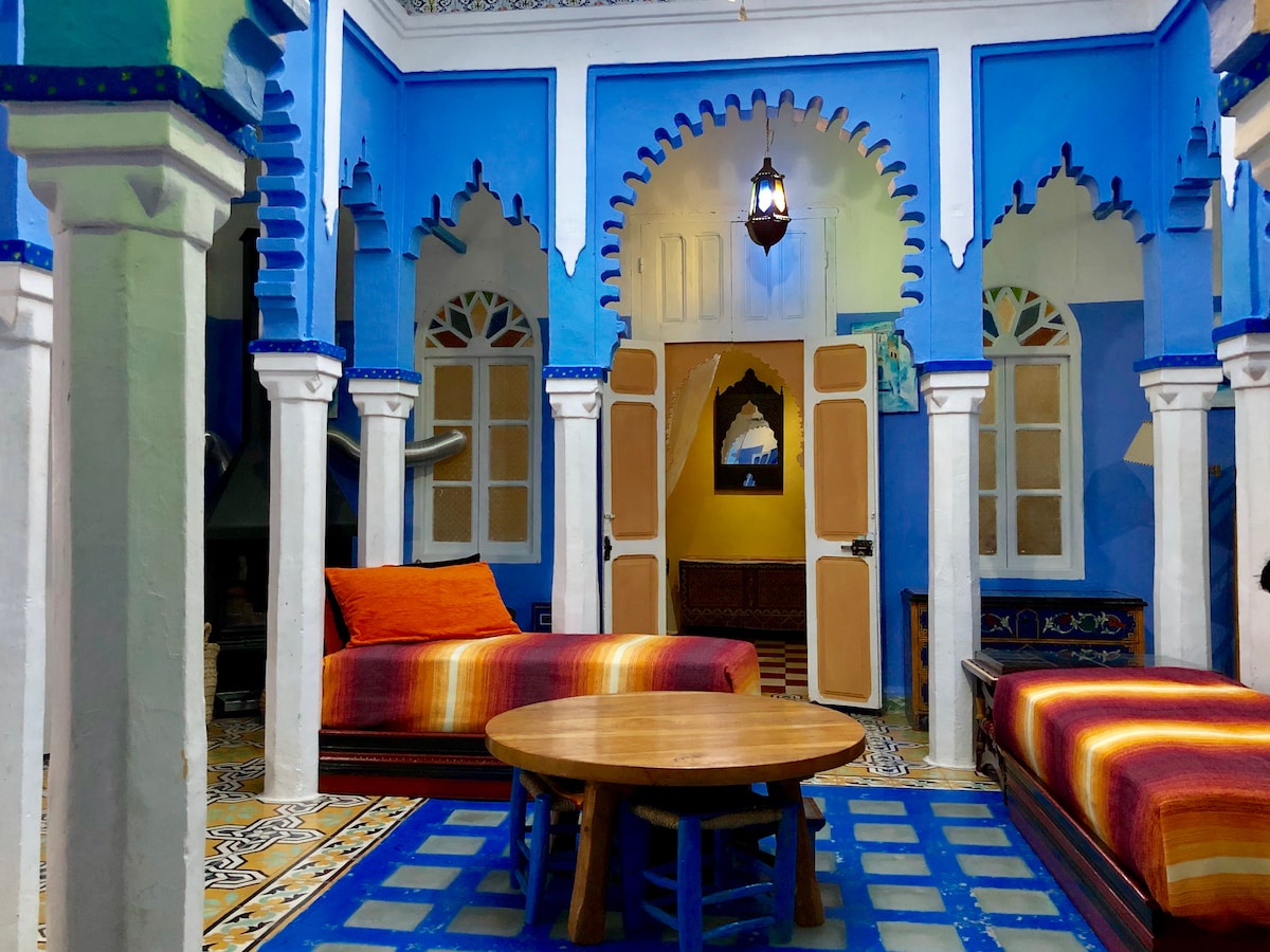 Al-Andalous house in Chefchaouen 's medina