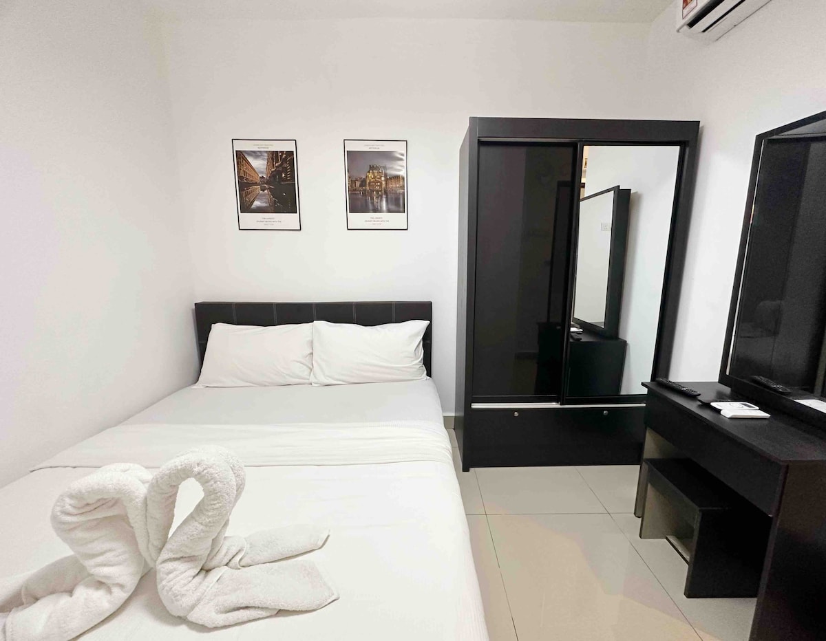 H1 Room For 2pax hotel style, 5min Walk to KSL