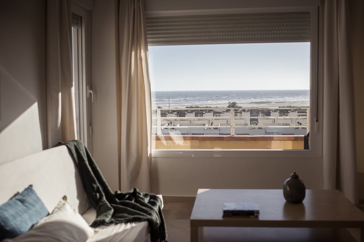 Beach apartment with great views to the sea.