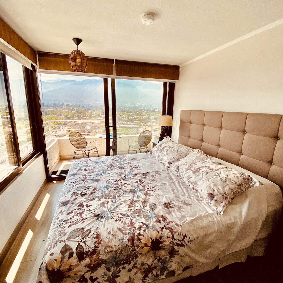安第斯最美丽景观的家庭STGO休息室顶层公寓