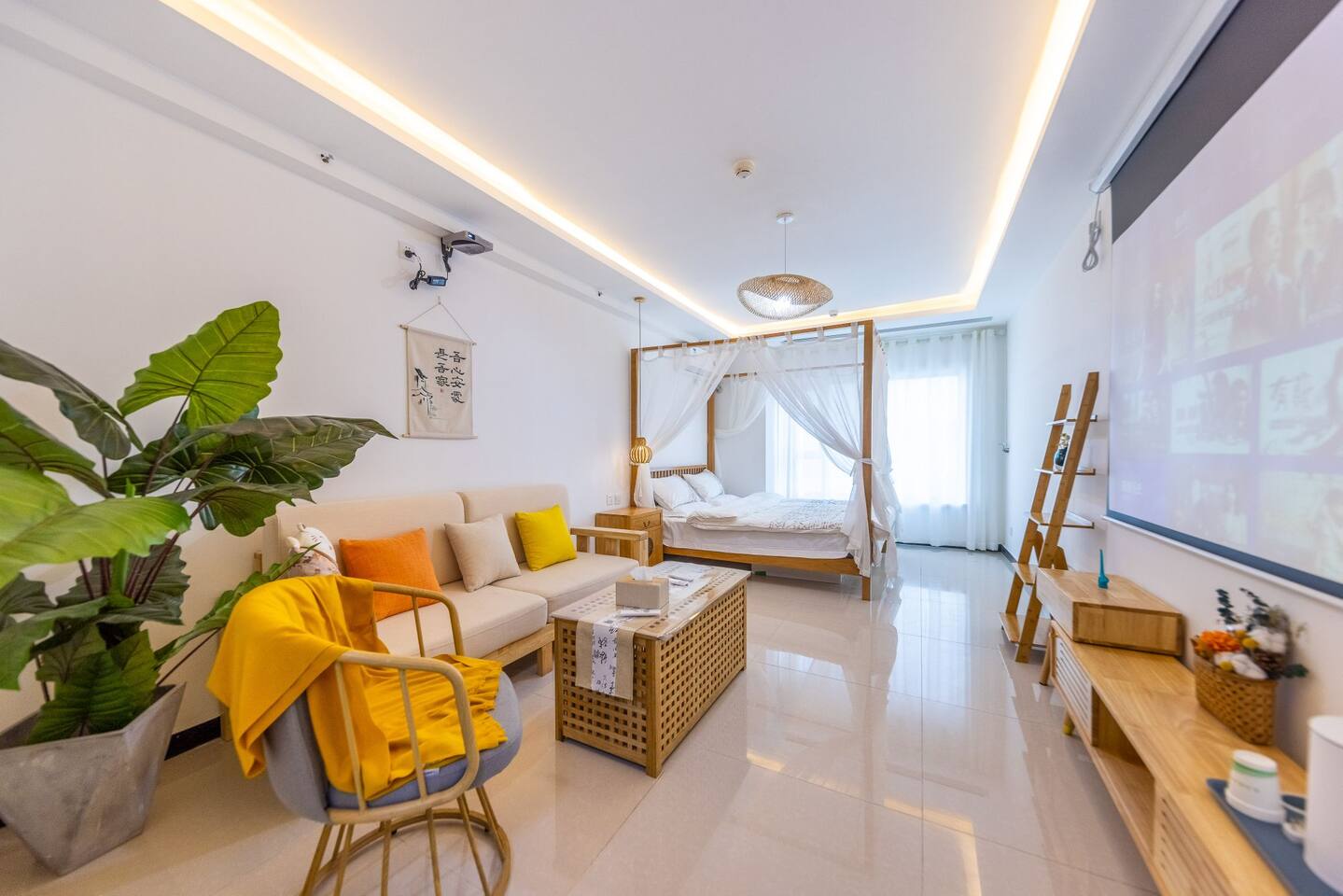 【抹茶家的民宿】(521)情侣大床图片1