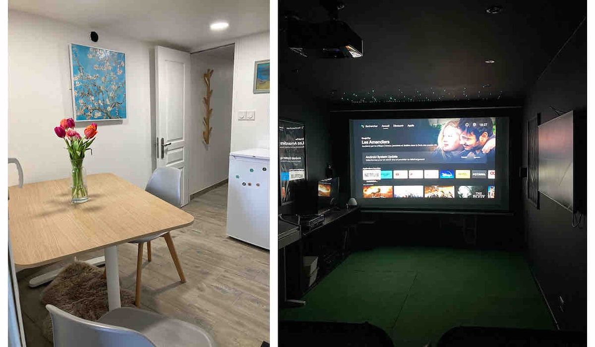 Dépendance PETIT Studio avec Salle Ciné privée