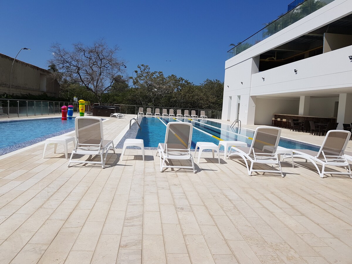 Apartamento VIP , Club  playa Privada .Santa Marta