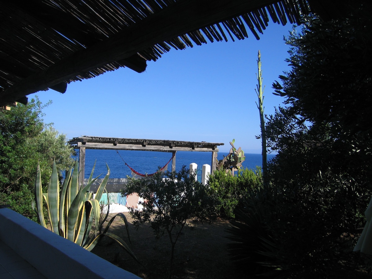 Villa and private beach in Panarea