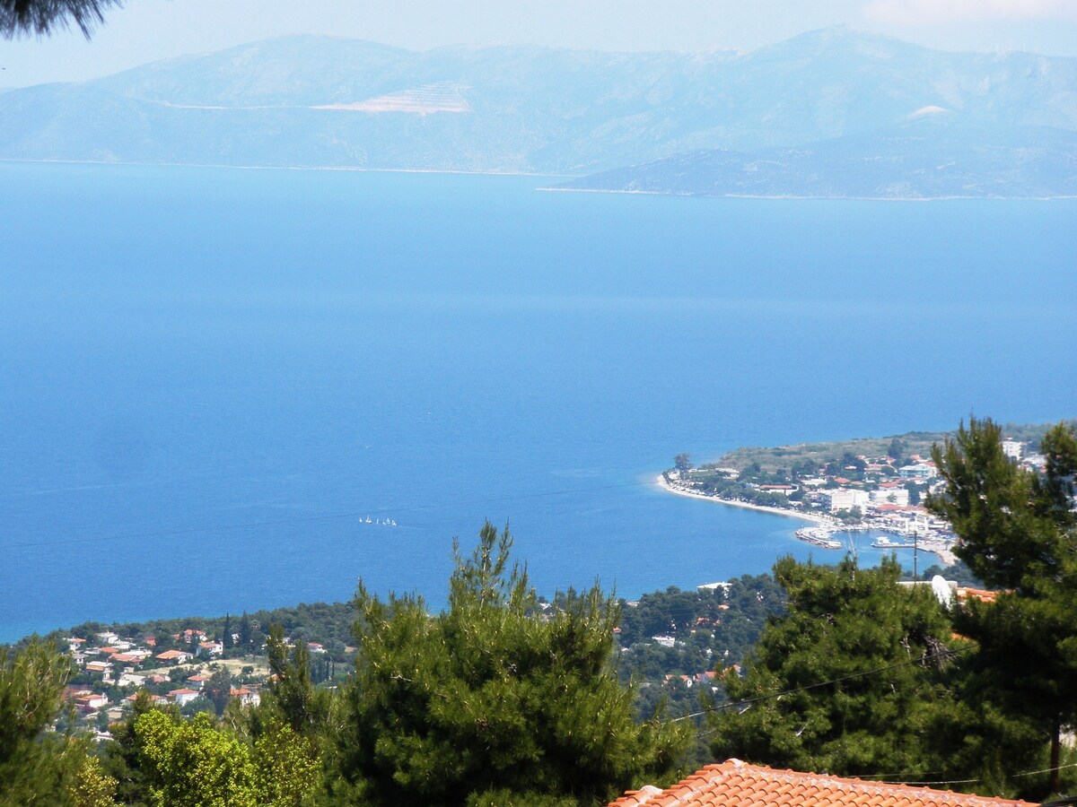 Luxury Villa, panoramic sea view & explore Athens