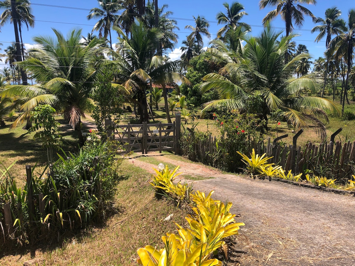 Casa de praia pe areia.Excelent férias em família.