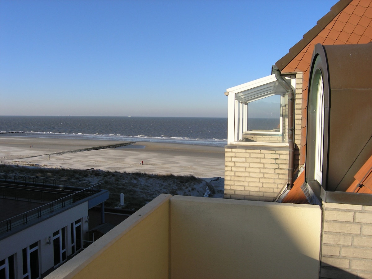 Marina-Wangerooge公寓，可俯瞰海景