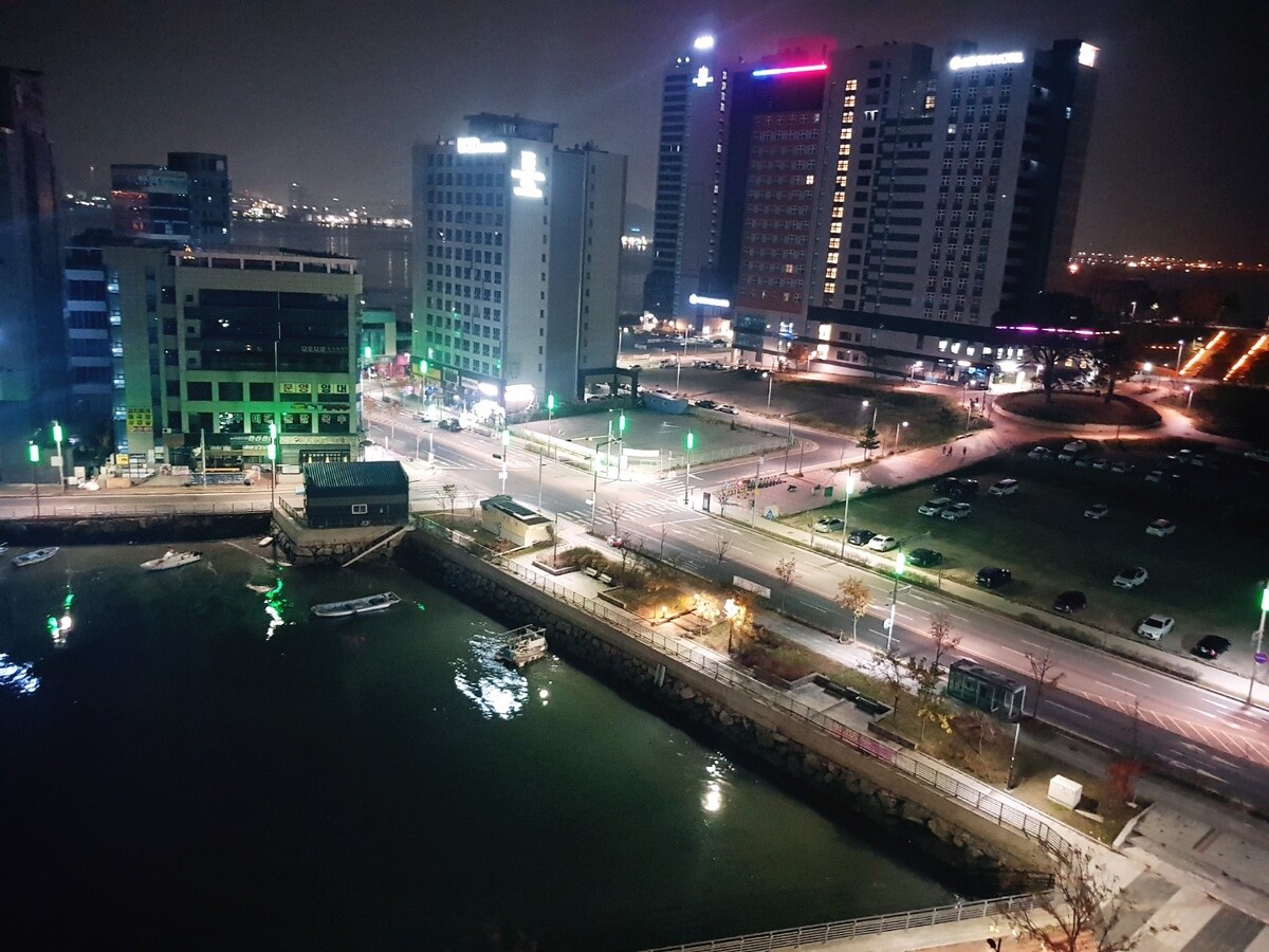 Yeongjongdo （新开业！新开业！七折） Gueup Batter前窗凉爽的海景、城市景观、夜景Gongbae景观