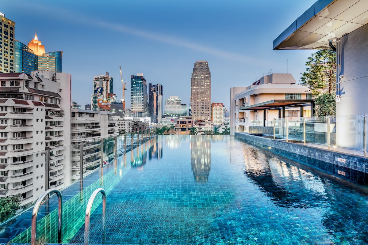 曼谷-阿索克。位于市中心的绝佳公寓