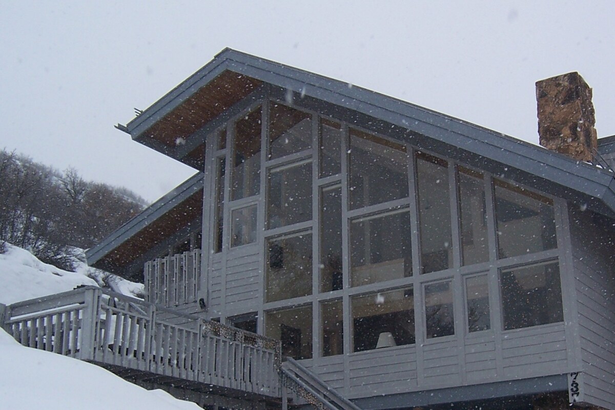 美丽的Snowmass家庭住宅/全山景