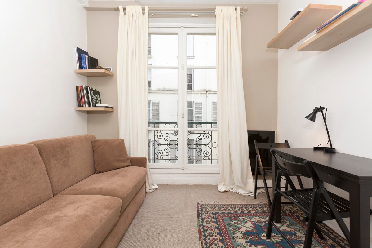 位于巴黎市中心的漂亮单间公寓