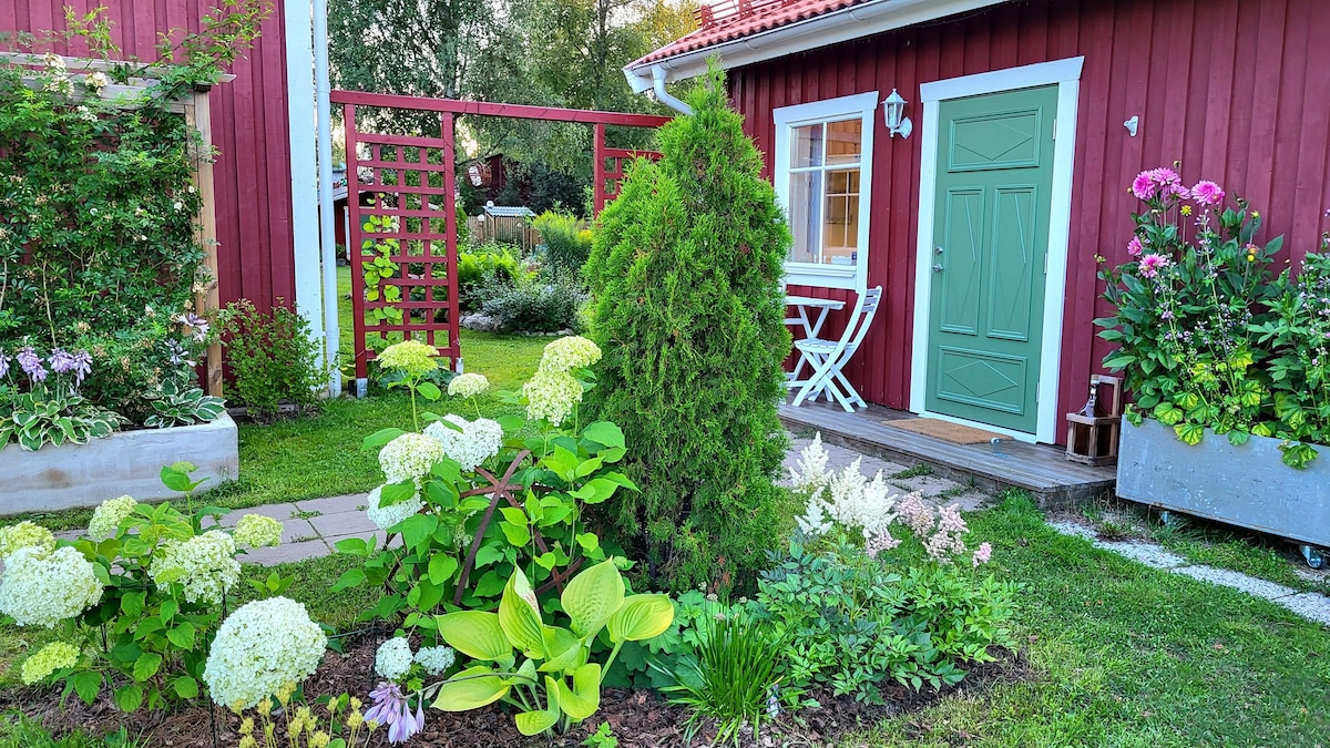 小木屋位于传统的瑞典环境中！