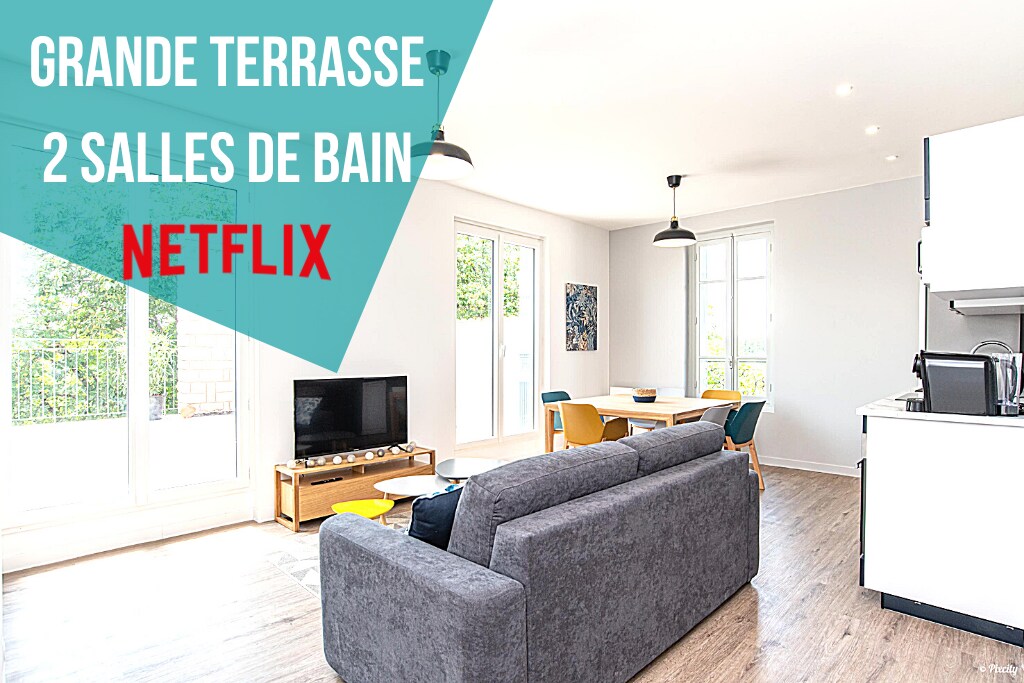 ★ GRAND T3 REFAIT A NEUF AVEC TERRASSE ★