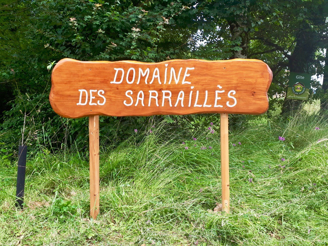 Domaine des Sarraillès ：帐篷的位置