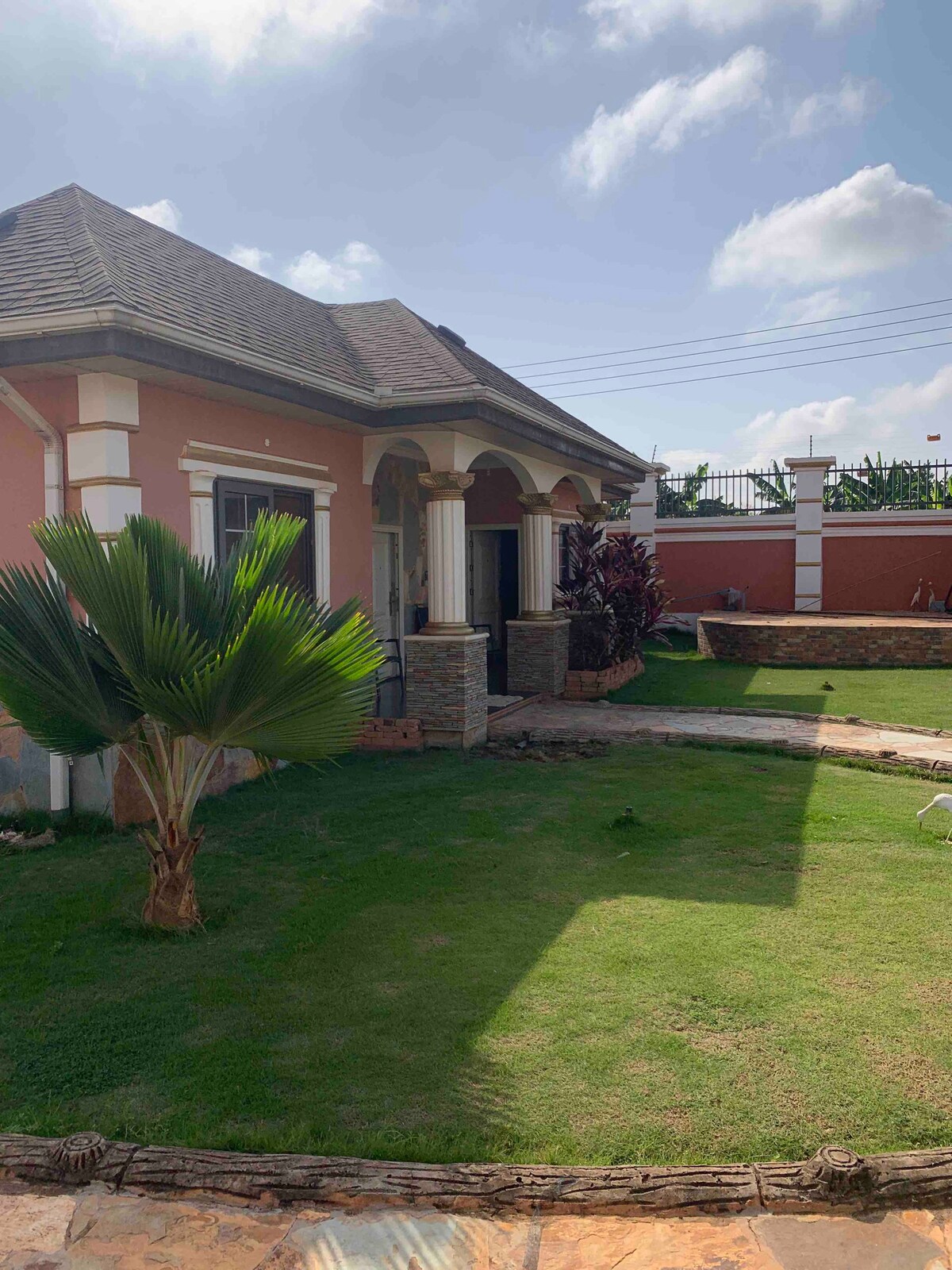 Cheerful secluded two bedroom villa with security