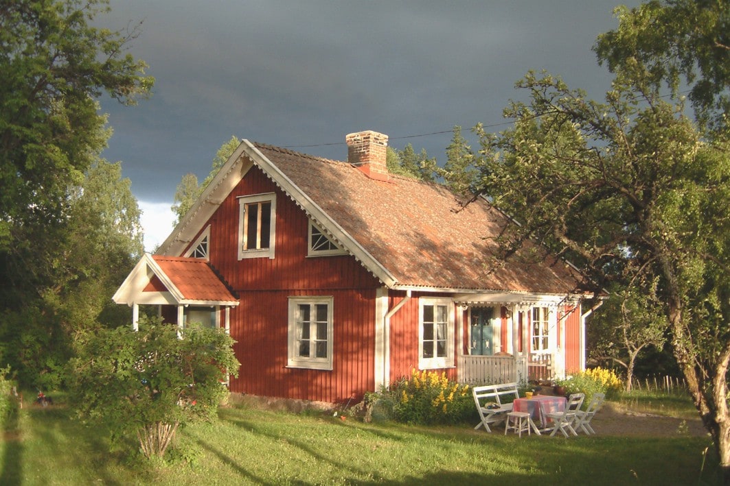 瑞典南部的Bullerbü乡村别墅，配备桑拿和船只