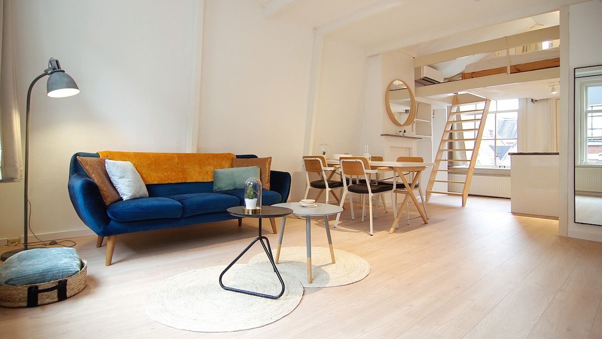 Loft Leidsegracht -私人单间公寓+屋顶露台！