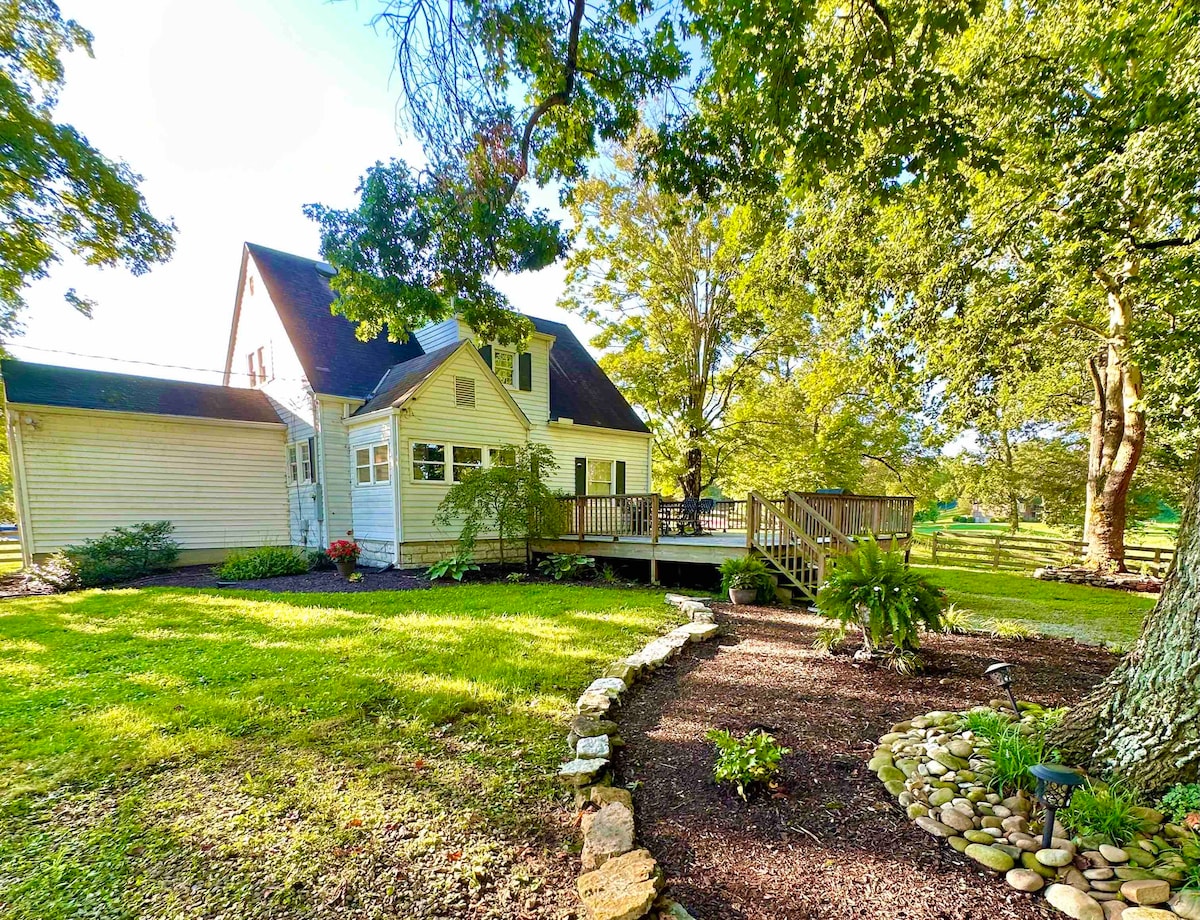 Charming farmhouse with privacy