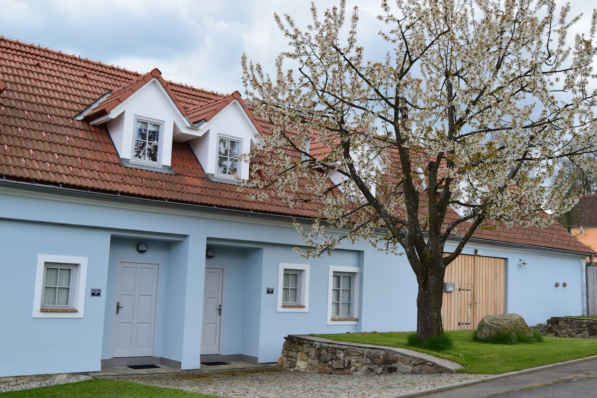 CrabAppleTreeLodge宁静村落，靠近CeskyKrumlov