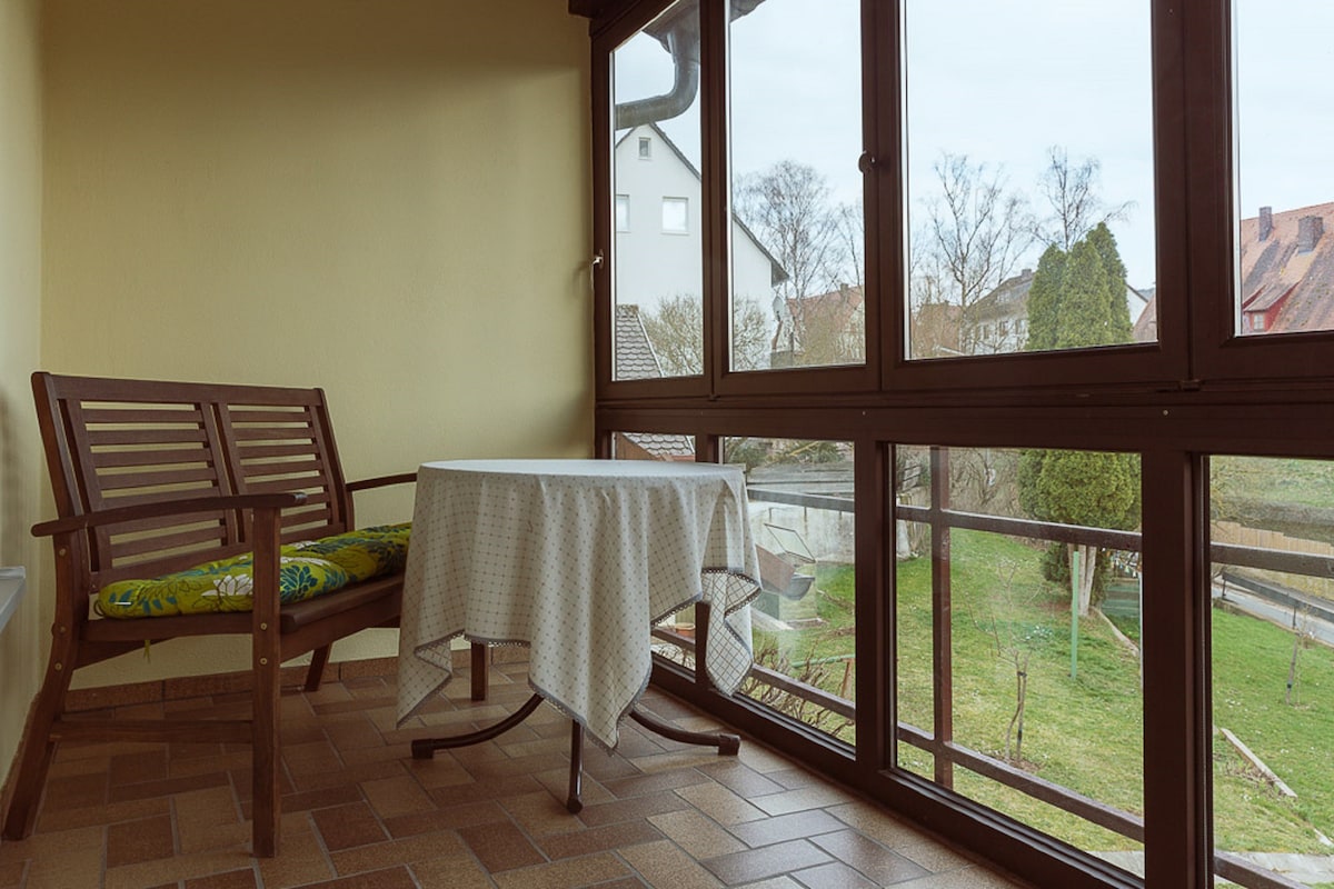 Liebel （ Altdorf ）度假公寓，带温室和两个阳台的公寓
