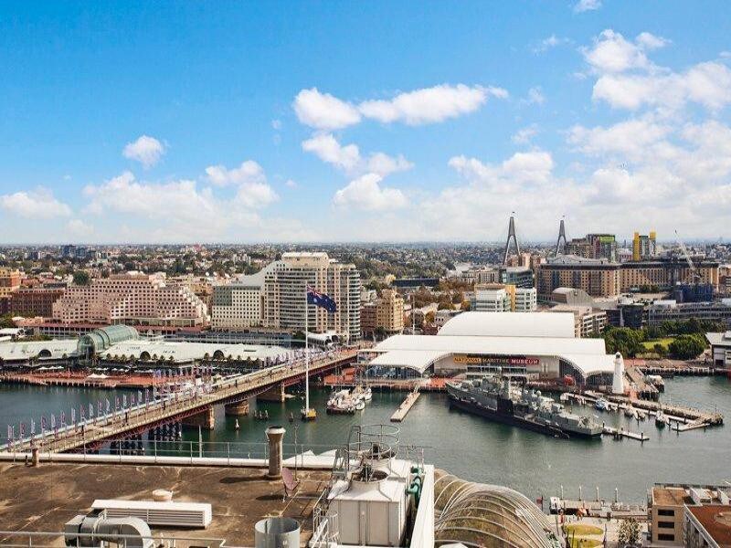 城市和达令港（ Darling Harbour ）美景