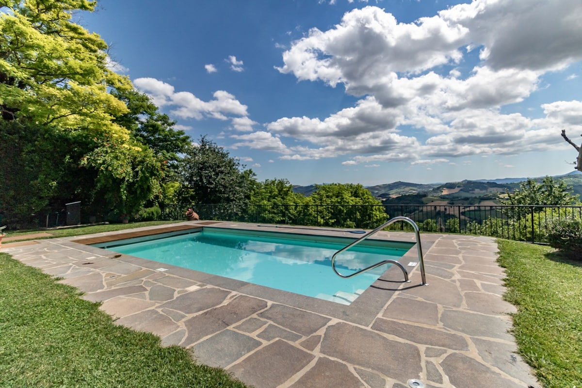 Villa delle Ginestre （泳池和全景）
