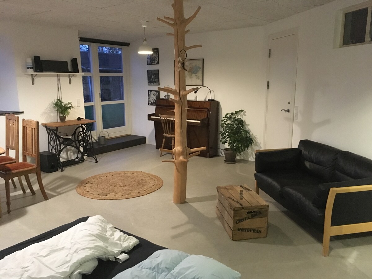 Stort lyst værelse i Gjessø ved Silkeborg