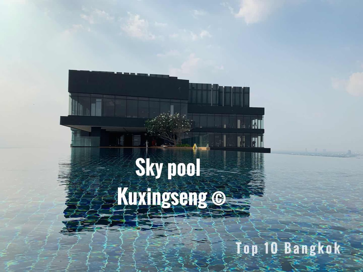 曼谷Chao Phraya River, Bangkok/天空泳池Sky pool/大皇宫/MRT