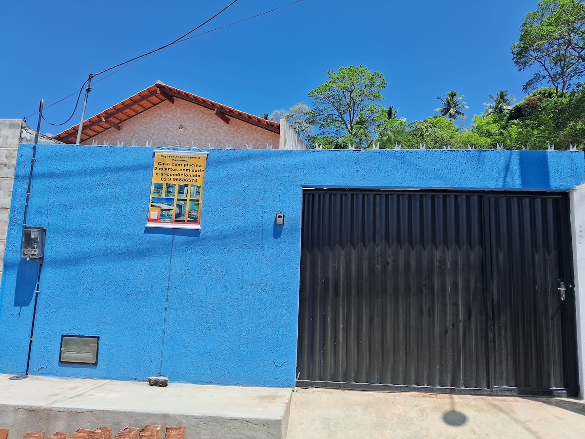 Casa temporada na praia de Barra de jequiá