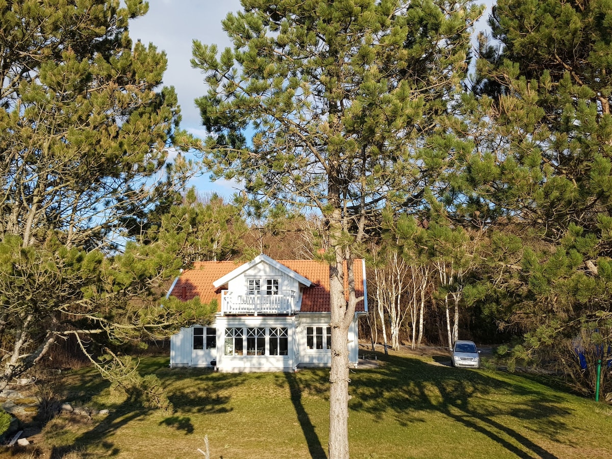 Grebbestad附近有僻静地块的大型别墅。