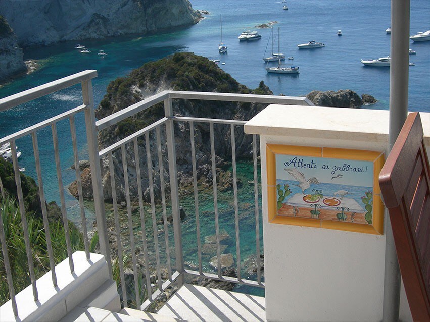 The House of THE FAUNO in CALA dell 'AGUA, with SEA VIEW