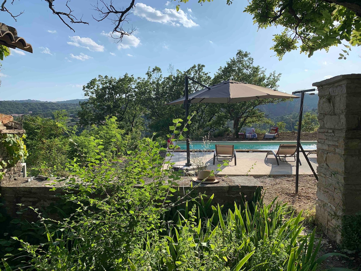 普罗旺斯马斯（ Mas de Provence ） ，全空中泳池， 350平方
