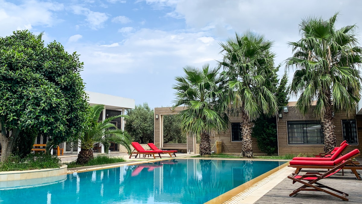 Chambre Elissa avec piscine en pleine nature