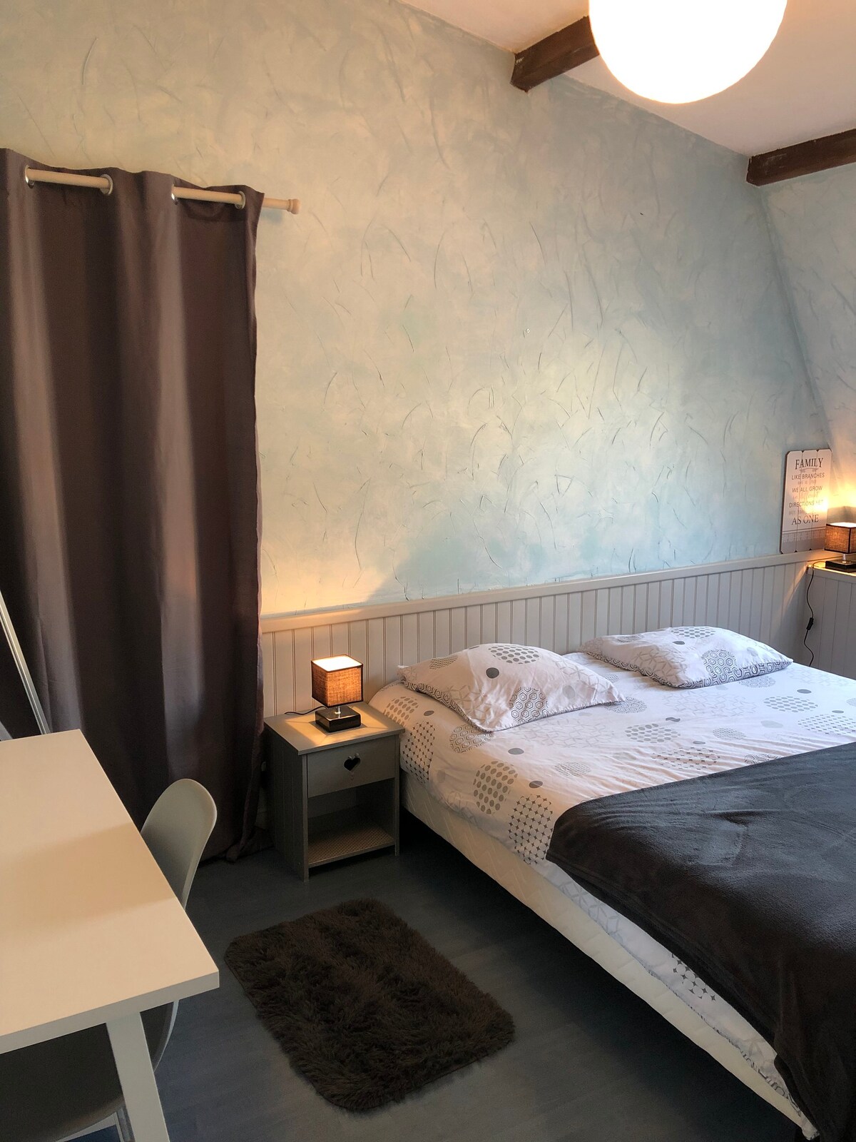 Chambre privée B cherbourg en cotentin 1人