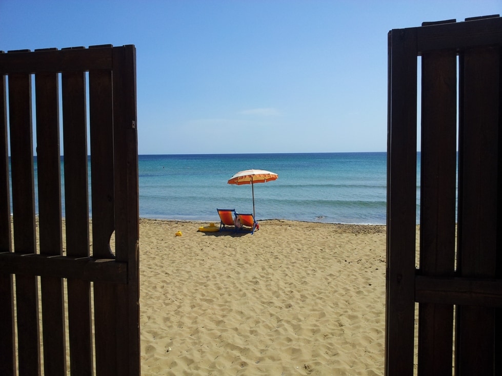 Window on the sea