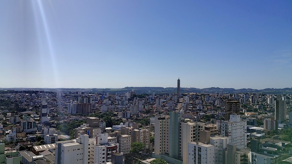 Apto Studio no Centro! Uma vista de tirar o fôlego