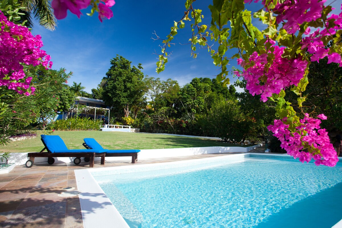 Award-winning villa with private beach and pool