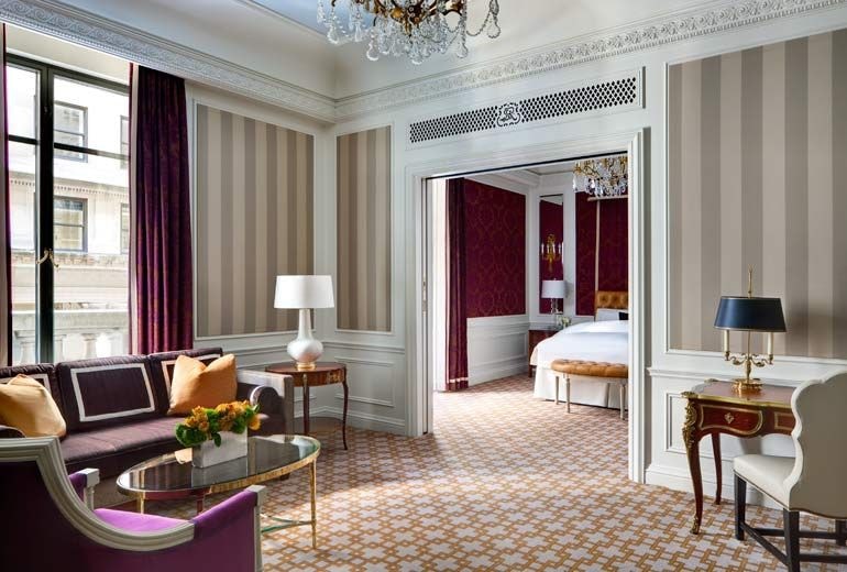 5星级曼哈顿豪华瑞吉酒店加大双人床套房